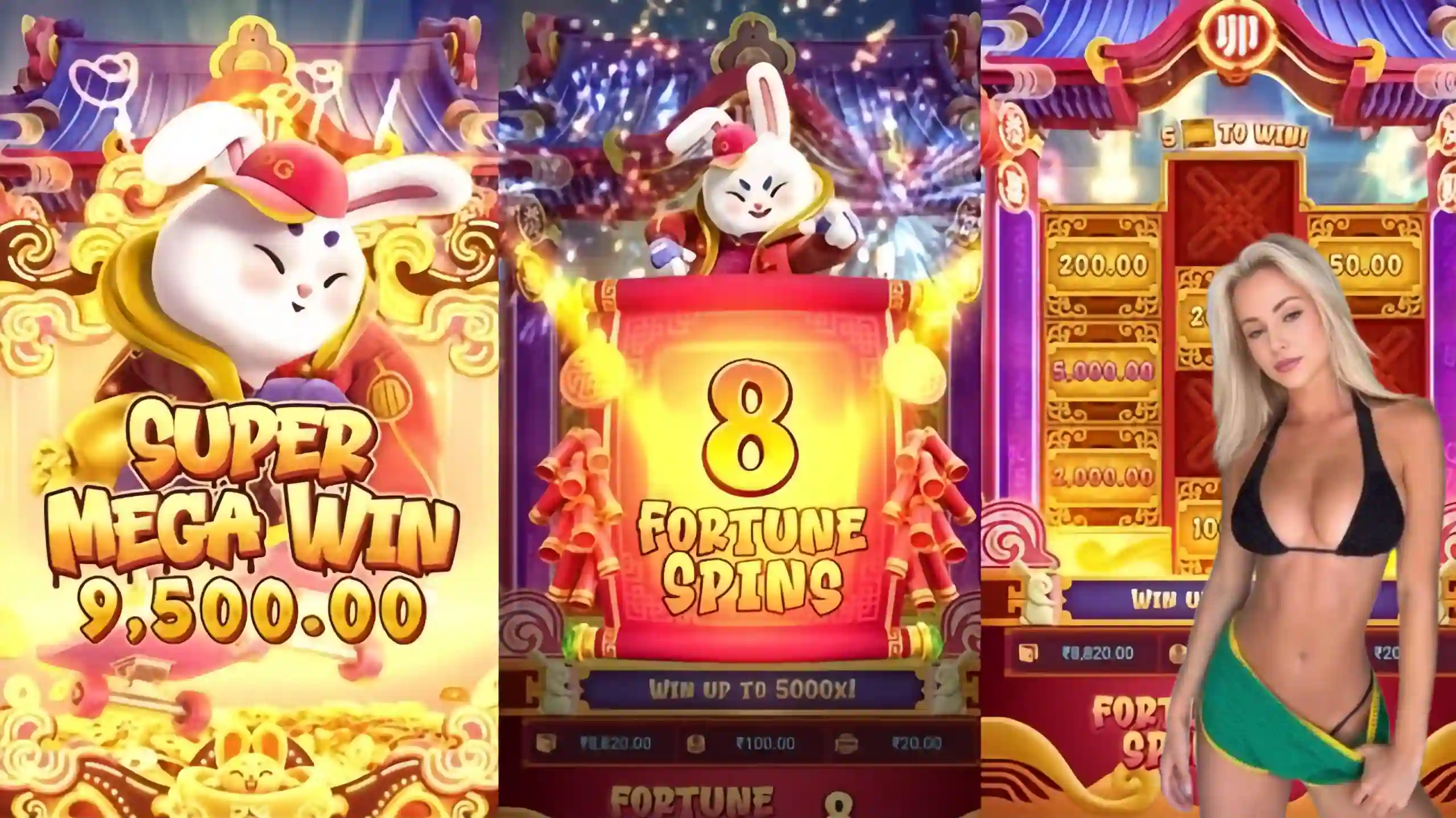 Wild Expansivo Fortune Rabbit ok8 - Coelho Dourado que Expande